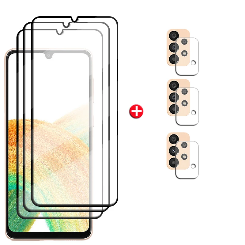 Premium Tempered Glass Screen Protector with Full Coverage and Lens Protection