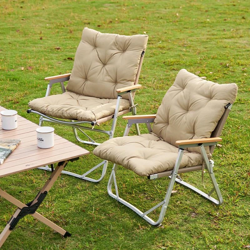 MOBI GARDEN Camping Folding Chair Cushion Detachable Seat Pad 7cm