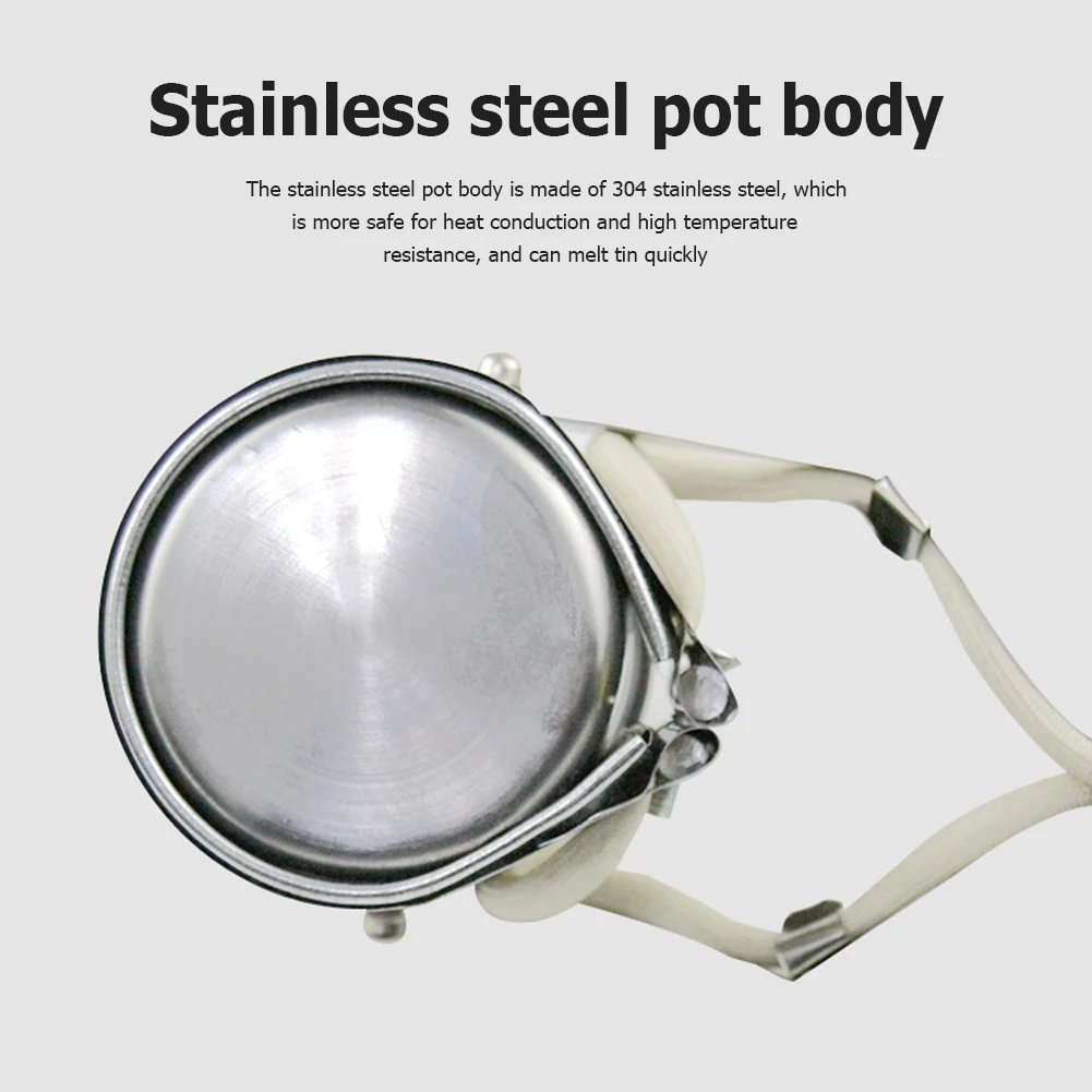 300/500W Hot Pot Lead-free Tin Melting Furnace Electric Solder Pot Handheld Adjustable Temperature Control Desoldering Bath Tool