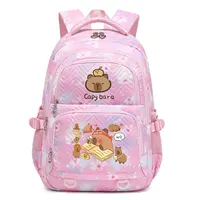 Capybara Backpacks Schoolbag forTeenage Waterproof Girls Backpack Female Travel Bag Bookbag Mochila 1