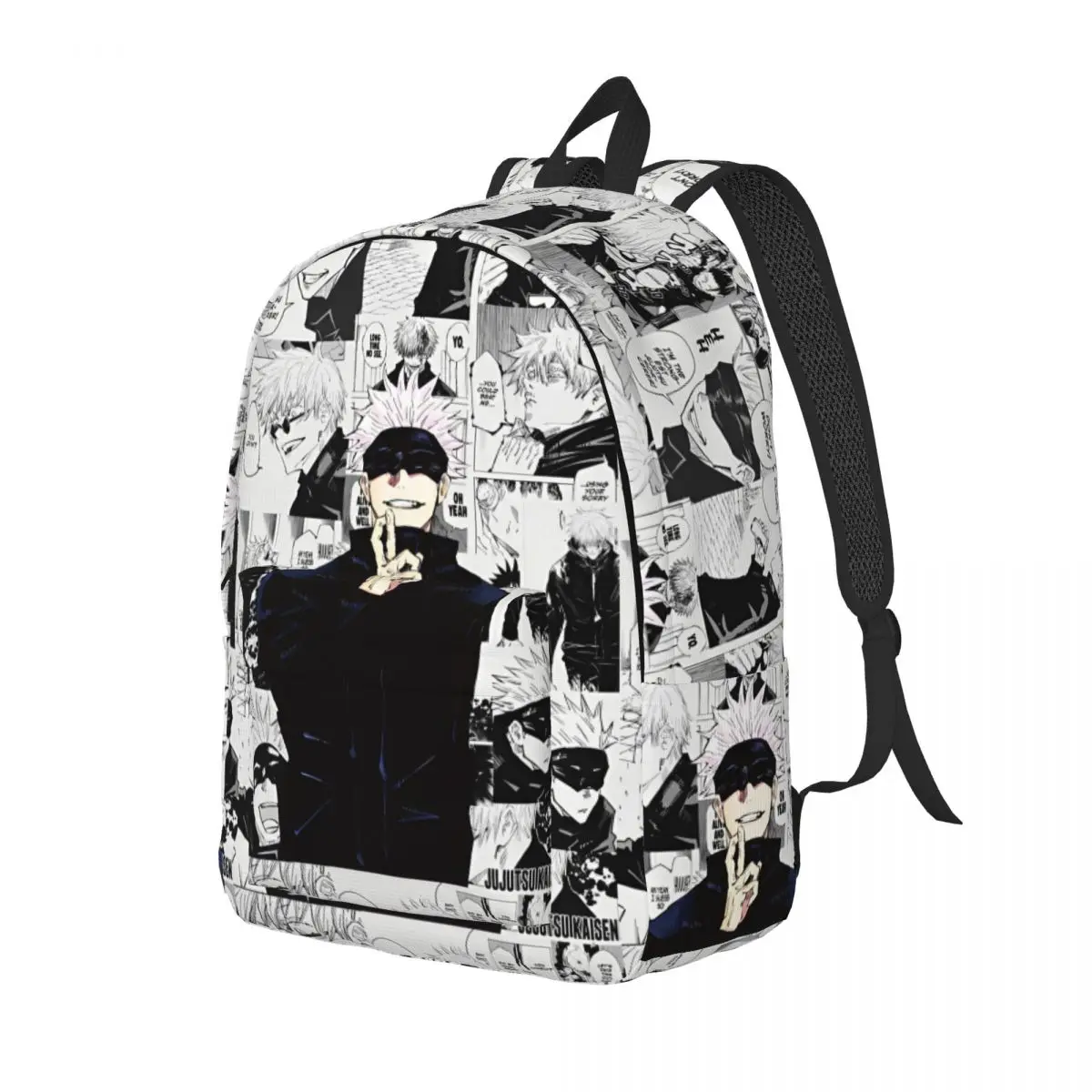 thumbnail image 1 of Mochila para adolescentes de Anime Satoru Gojo ligera para trabajo escolar bonita mochila japonesa para hombres y mujeres bolso de hombro universitario, 1 of 5