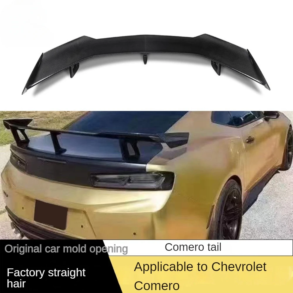 

Для 16-20 Chevrolet Camaro стильный спойлер из углеродного волокна для заднего крыла Бамблби GT с неподвижным крылом модификация