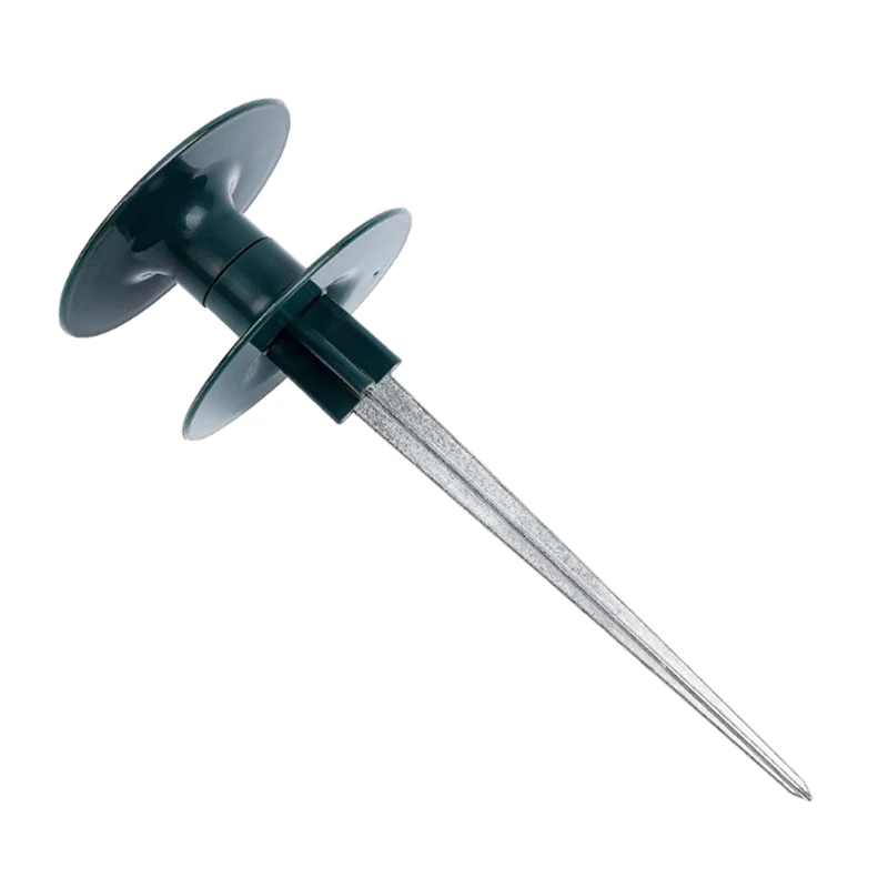 

10 Inch Garden Hose Guide Rust Metal Stake Heavy Duty Spin Top Keeps Garden Hose Out of Flower Beds Plant for 203C