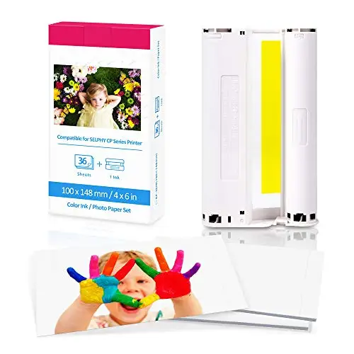 プリンター・複合機 Canon SELPHY CP Color Ink Paper Set KP-108IN Color Ink Paper Set 4