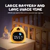 Cartoon animal pat-pat stress relief color-changing night light auxiliary sleep soothing light sleepy LED alarm clock light 4