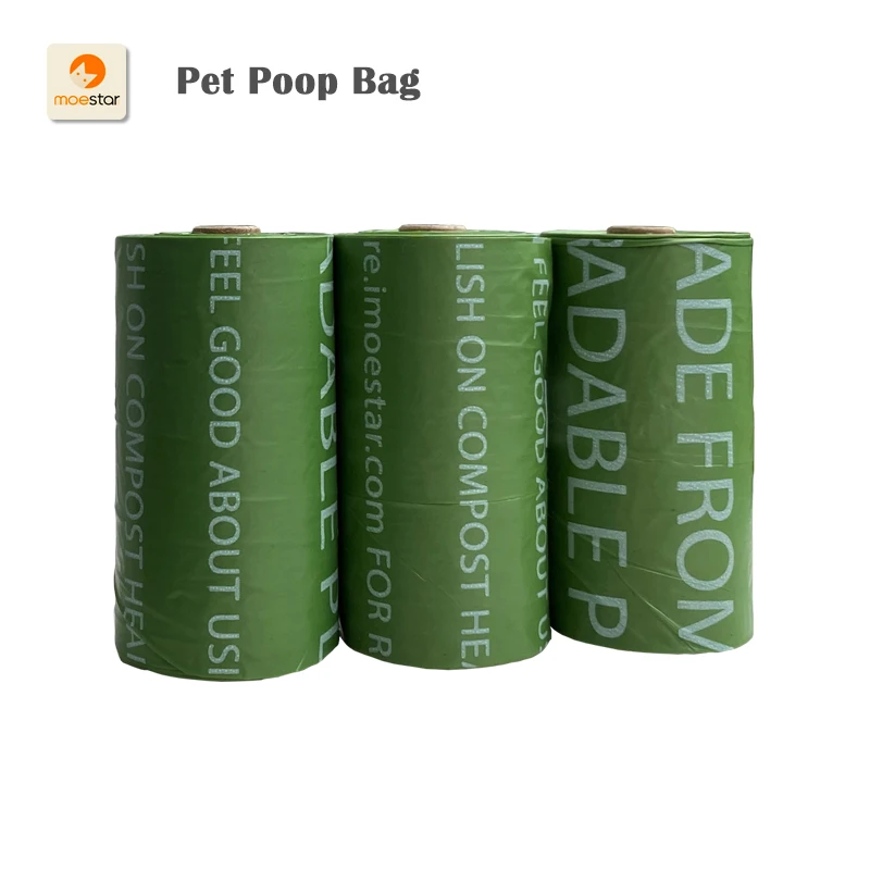 Dog Poop Bags Dispenser Pet Leash Accessories Pet Poop Bag Dispenser with 2 Replaceable Belt Poop Bags