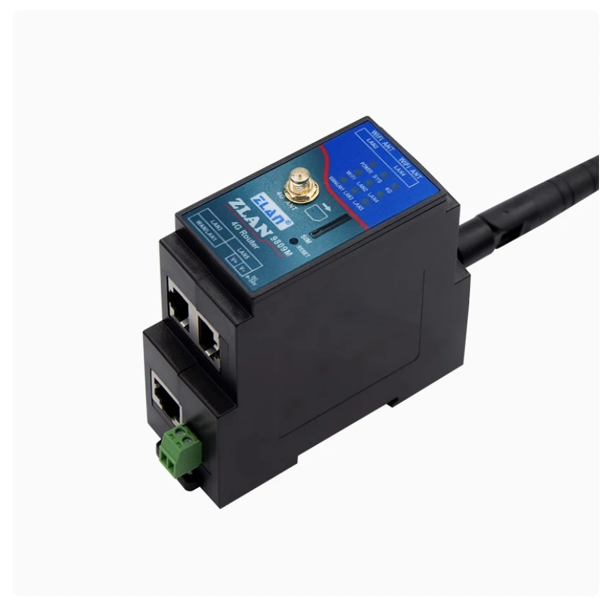 4G LTE Modem Router ZLAN9809M Industrial Din-Rail