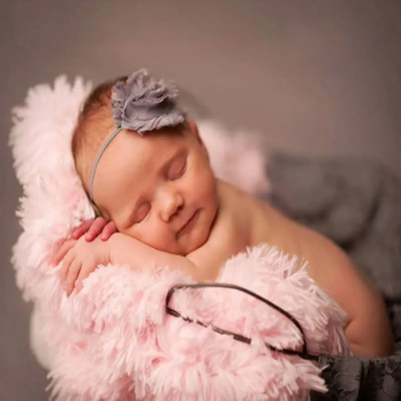 

Soft Fleece Blanket Newborn Photography Prop Backdrop Cloth Baby Infants Blankets Gifts Photo Studio Props