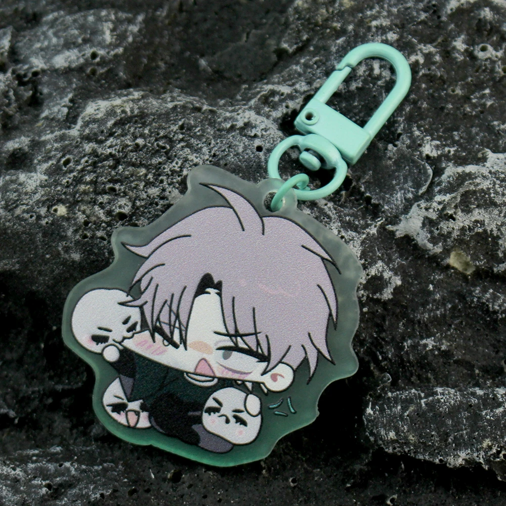 Alien Stage Anime Keychain Women Acrylic Key Chain Toy Kawaii Key Ring Bag Pendant