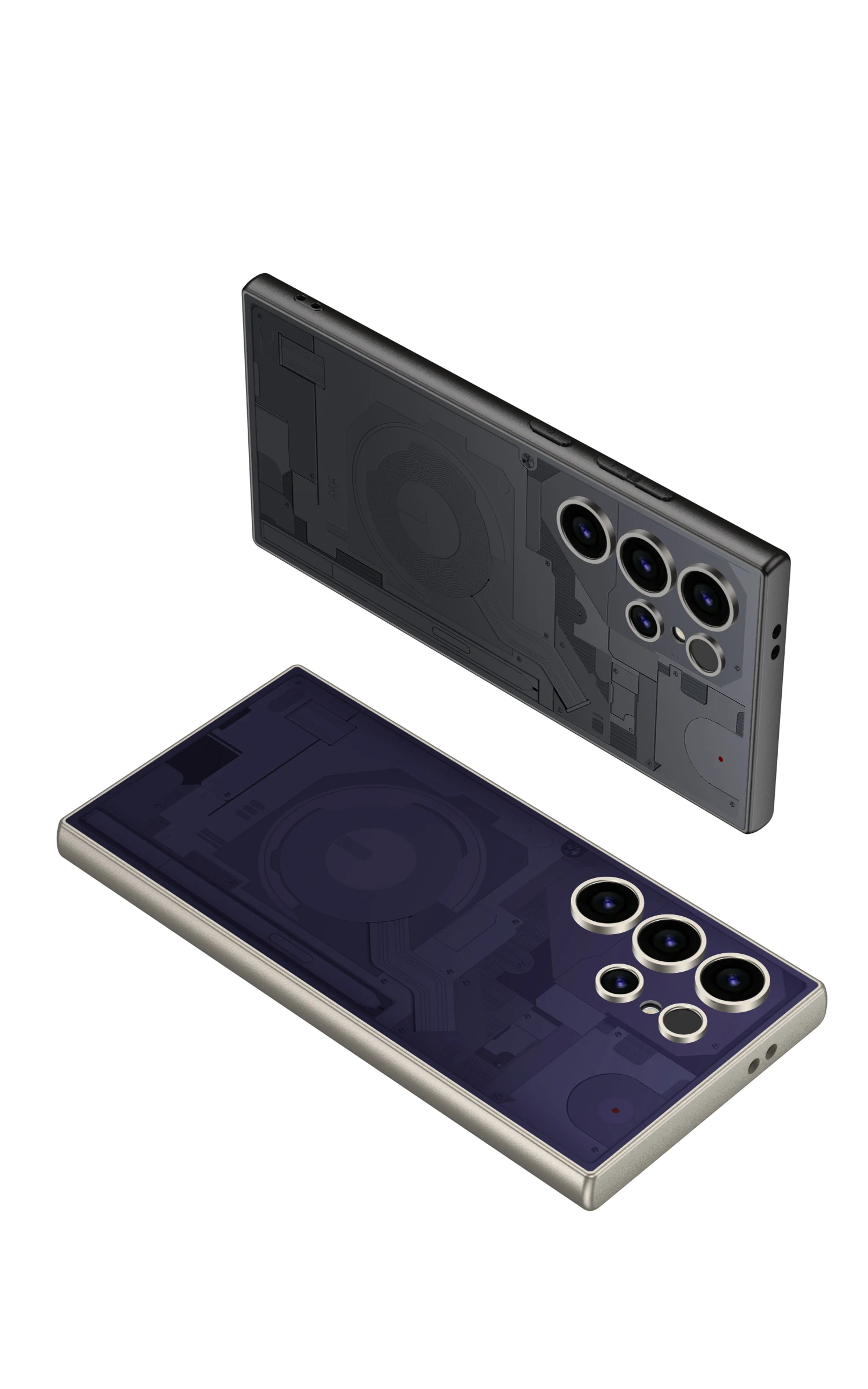 Original Case For Samsung Galaxy S24 Ultra Painted AG Frosted Plastic Cases Soft