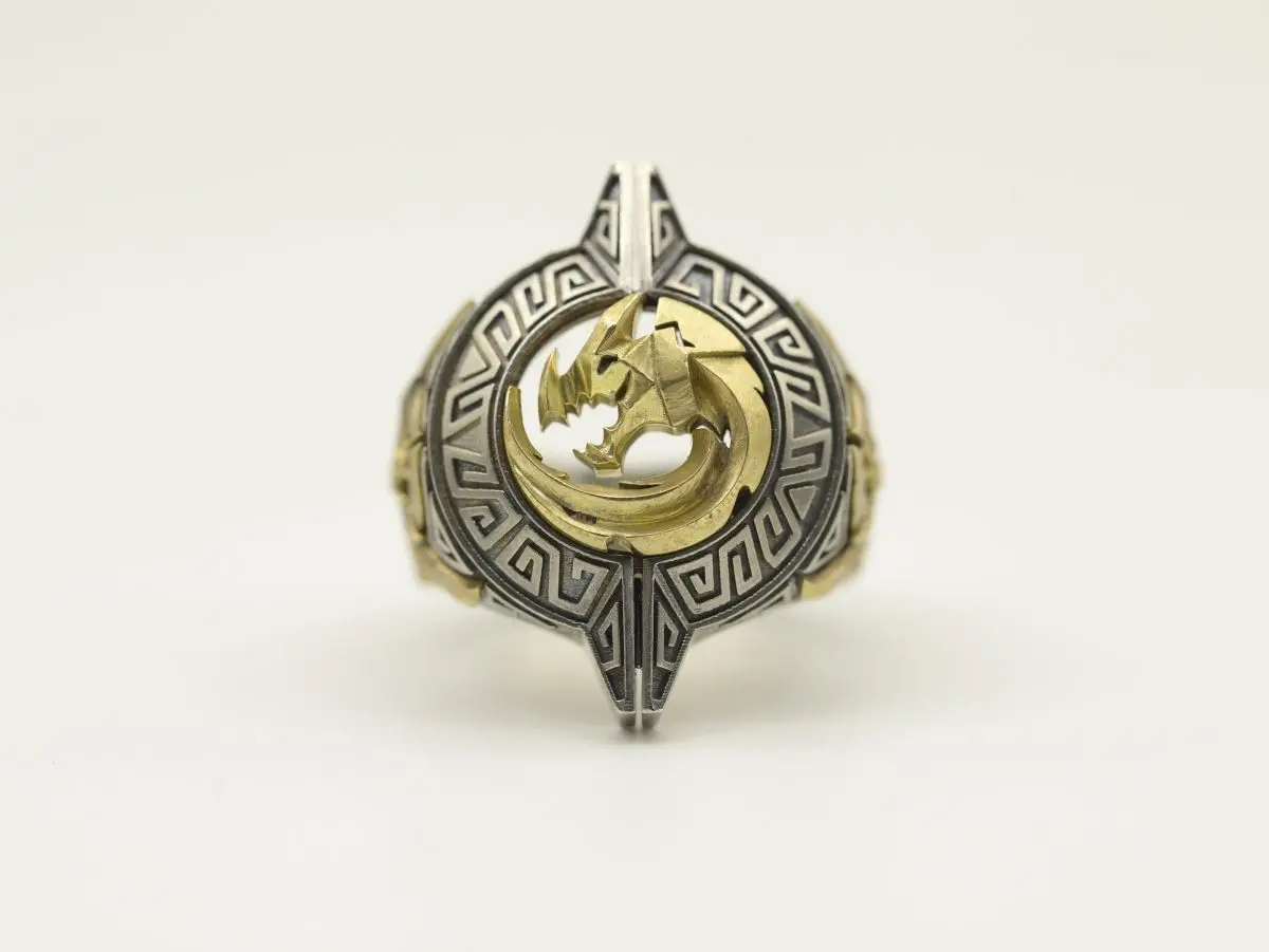 New 2023 Fashion Personality Gold Color Dragon Ring Unisex Hip-hop Punk Open Ring Banquet Jewelry Accessories Gift