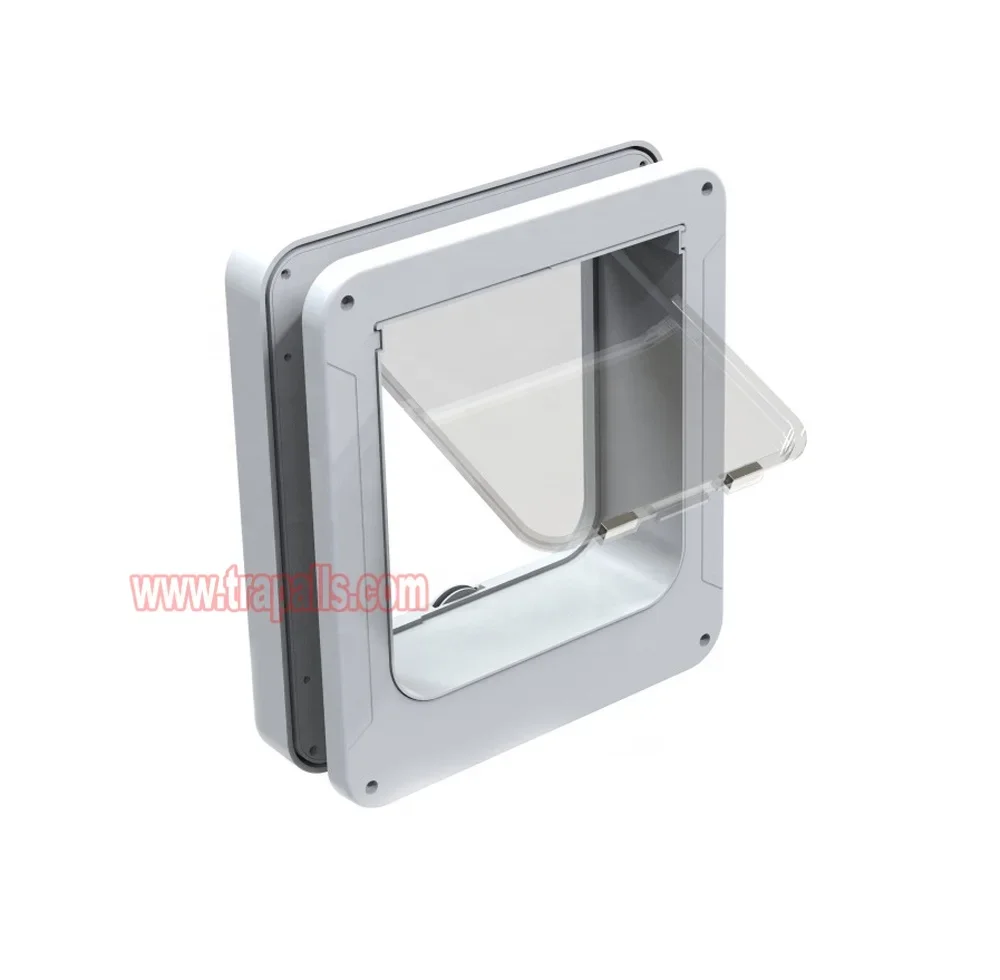 Radar Detect Electric Intelligent Door Cat Dog Free Access Automatic Identify Smart Pet Door