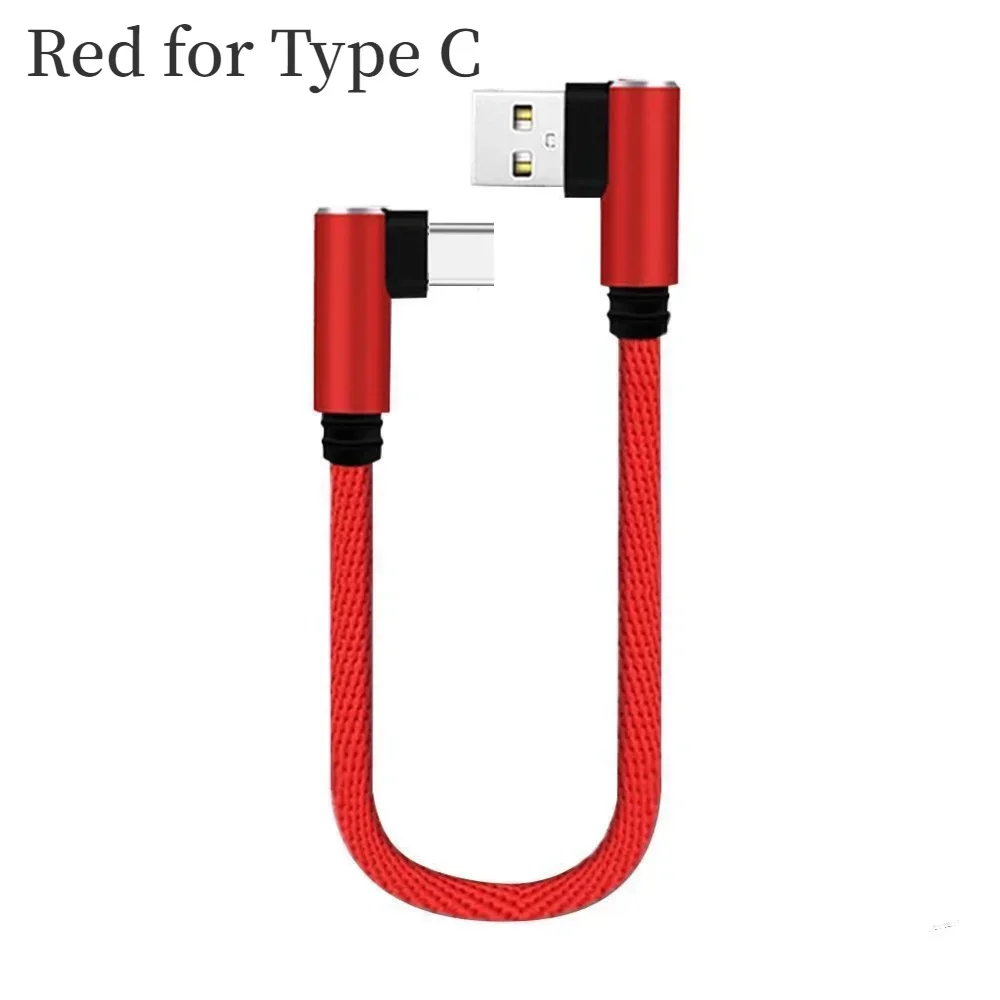 Fast Charging Double Elbow 90 Degree Multi-Connector Cable