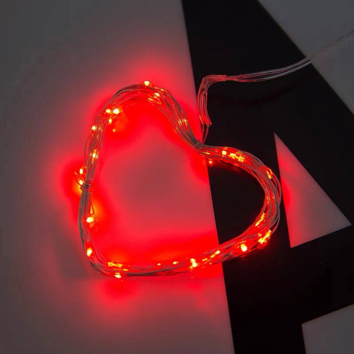 Luces de hadas que funcionan con pilas para centros de mesa de bodas, decoraciones para fiestas, luces de cadena de alambre de cobre para Navidad, funciona con pilas