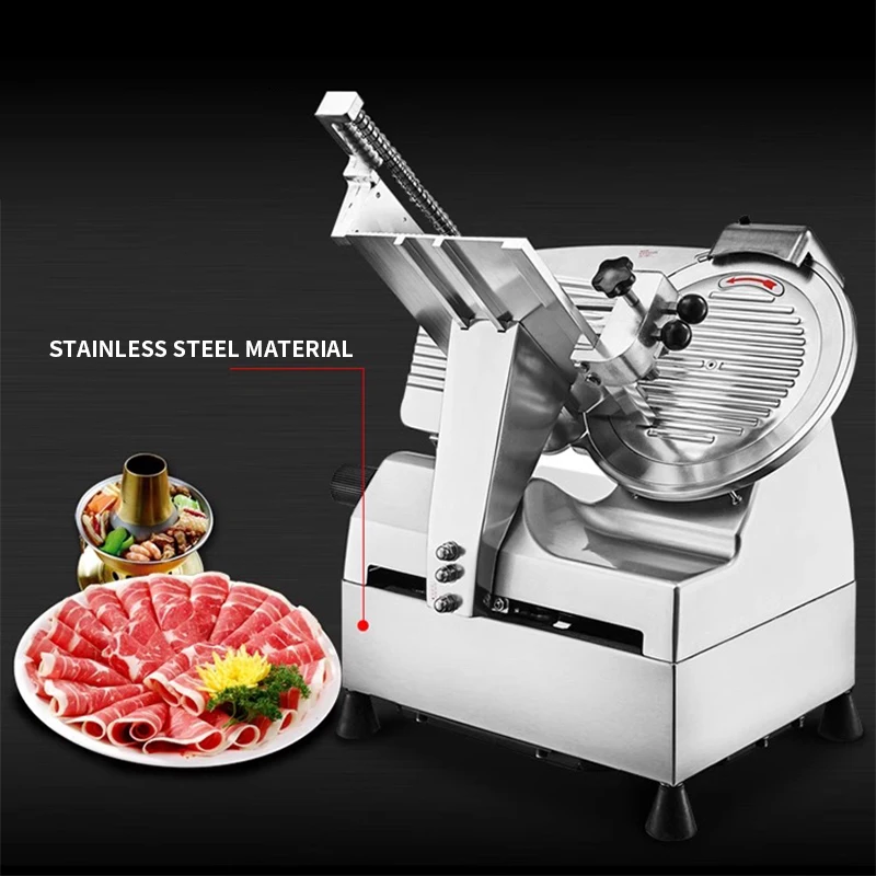 Automatic Mini Electric Meat Slicer Mutton Rolls Vegetable Cutter Chopper Beef and Mutton Machine Vegetable Bread Shredder 4