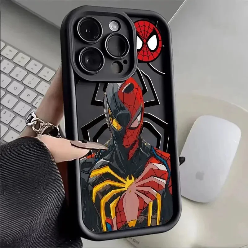 Marvel Spider Man Soft TPU Phone Case for iPhone 15 14 13 12 11