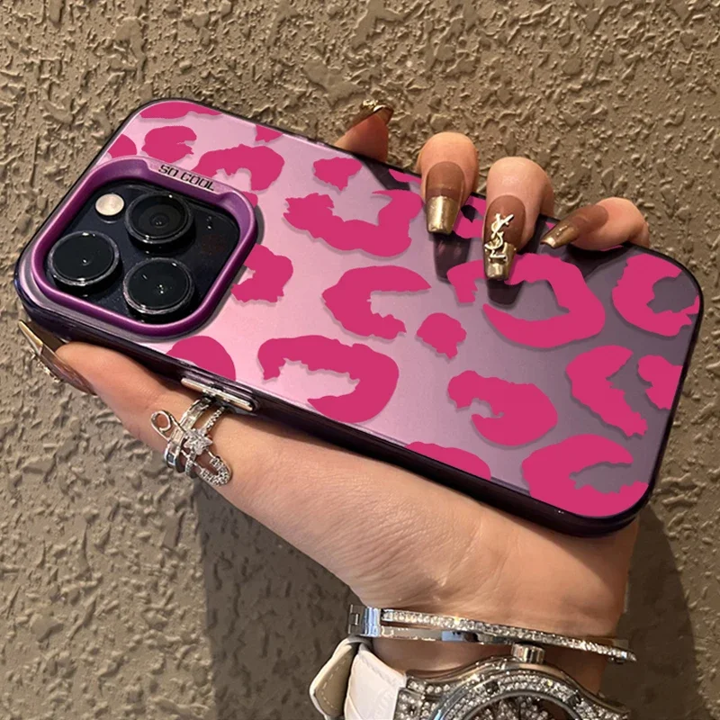 Leopard Print Luxury Matte Hard Case