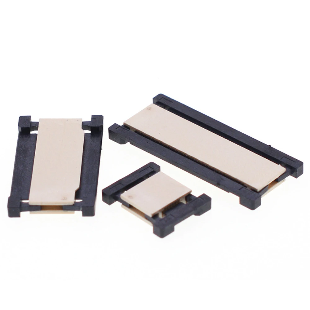 FFC 평면 케이블 커넥터, LCD 스크린 소켓, 0.5mm 간격, 양면 풀아웃 유형, 6-60P FPC 커넥터, 50 개
