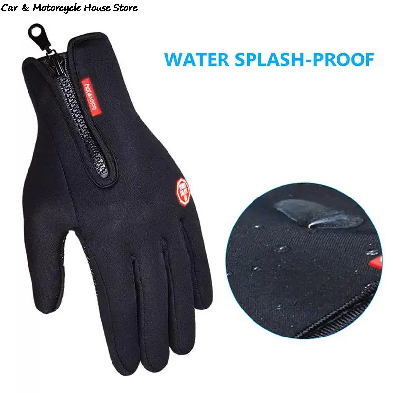 Winter gloves Outdoor Winter Gloves Windproof Waterproof Thermal Touch Screen Gloves Mittens