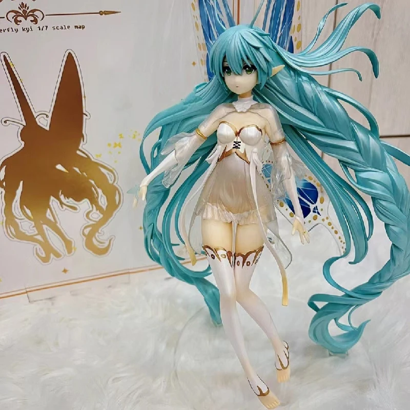 

Фигурки героев аниме Hatsune Miku Butterfly Ji, Оригинальные фигурки героев из ПВХ, коллекционные игрушки для девочек, подарки