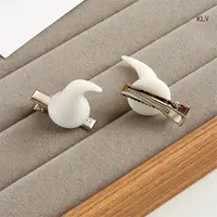 1pair Horn Hairpins Hot Girl Goth Duckbills Hair Clip Halloween Goth Ponytail Braids Hair Clip for Woman - Image 6