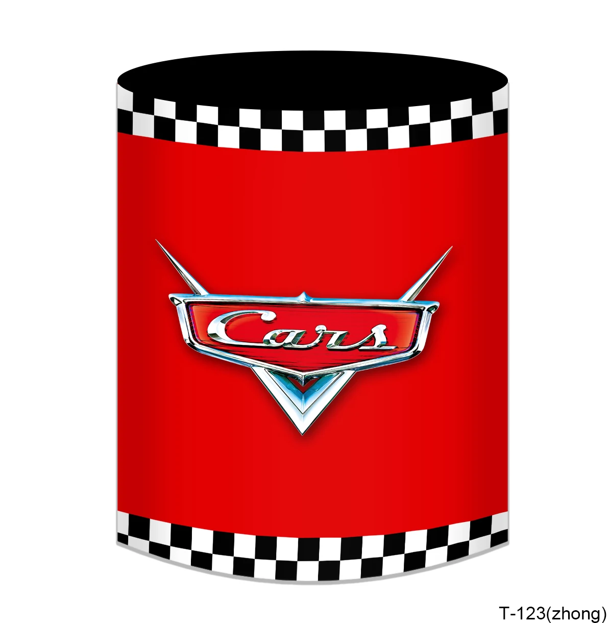 Fondo de fotografía circular Cars Lightning McQueen para coche de carreras,  fondo redondo para cumpleaños de niños, cubierta de cilindro elástico -  AliExpress, image size:1191x1221