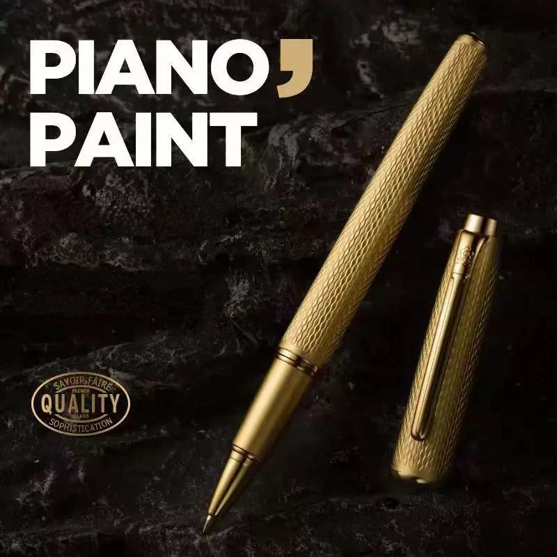 Montagut Business Golden Barrel & Golden Trim Iridium Roller Ball Pen Writing Gift Pen with Gift Box