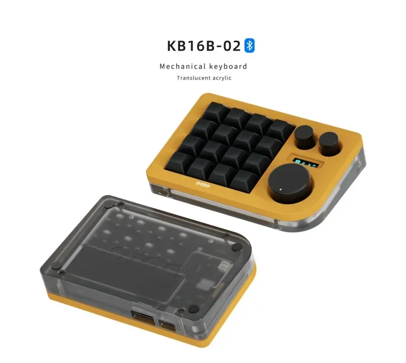 DOIO KB16B-02 日本未発売カラー　無線有線(typeC)両対応 DOIO KB16【片手デバイス】