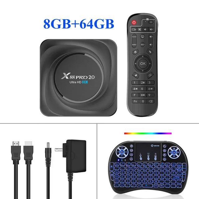 スマート TV ボックス X88 プロ 20 TV ボックス Android 11 Rockchip