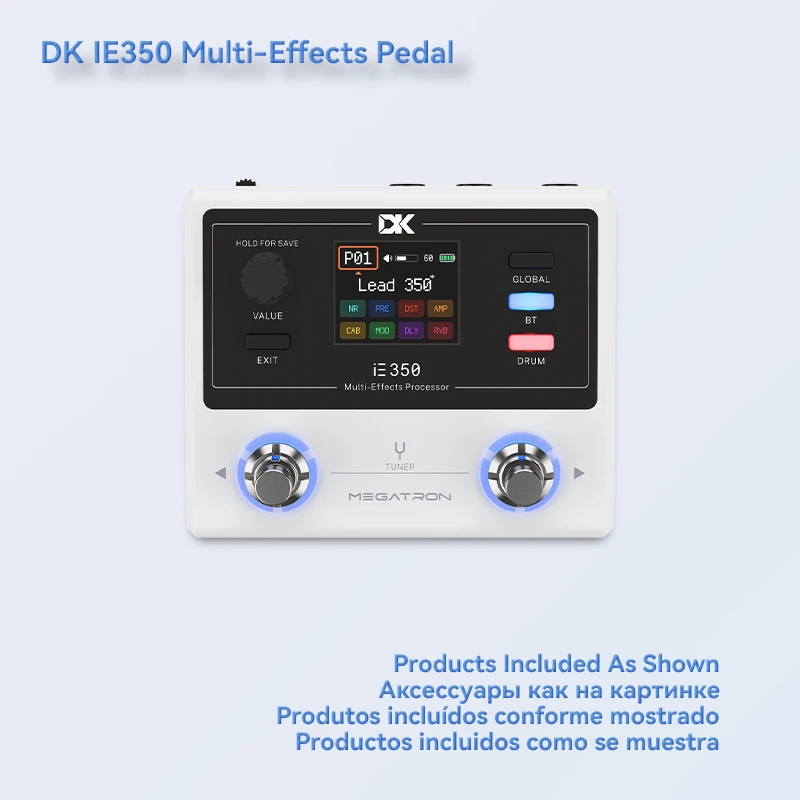 DK IE350 マルチエフェクトギターエフェクトペダル 8 エフェクト