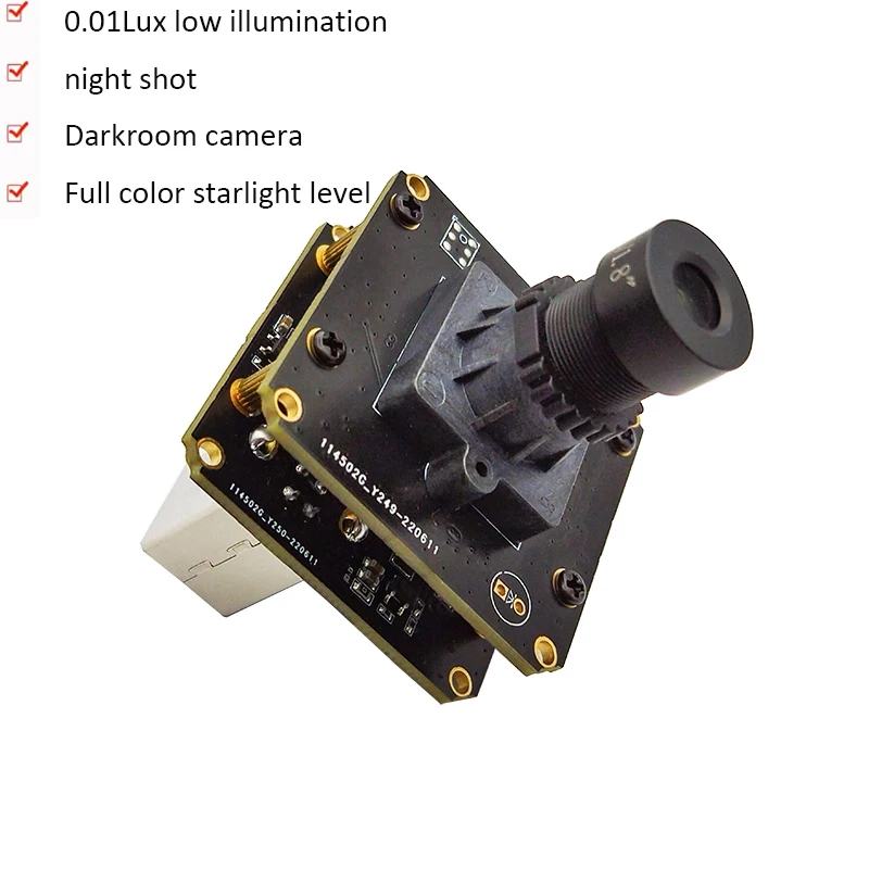 

2MP HD 1080P USB Camera Module IMX385 Sensor 60FPS High Speed Starvis Black Level 0.01IUX Low Light