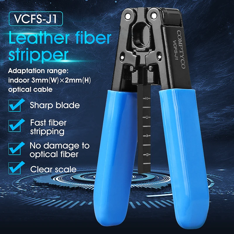 

PAYEN Fiber Optic Cable Stripper Fiber Optic Cable Stripper Fiber Optic Cable Cold Splicing Tool Leather Wire Clamp VCFS-J1
