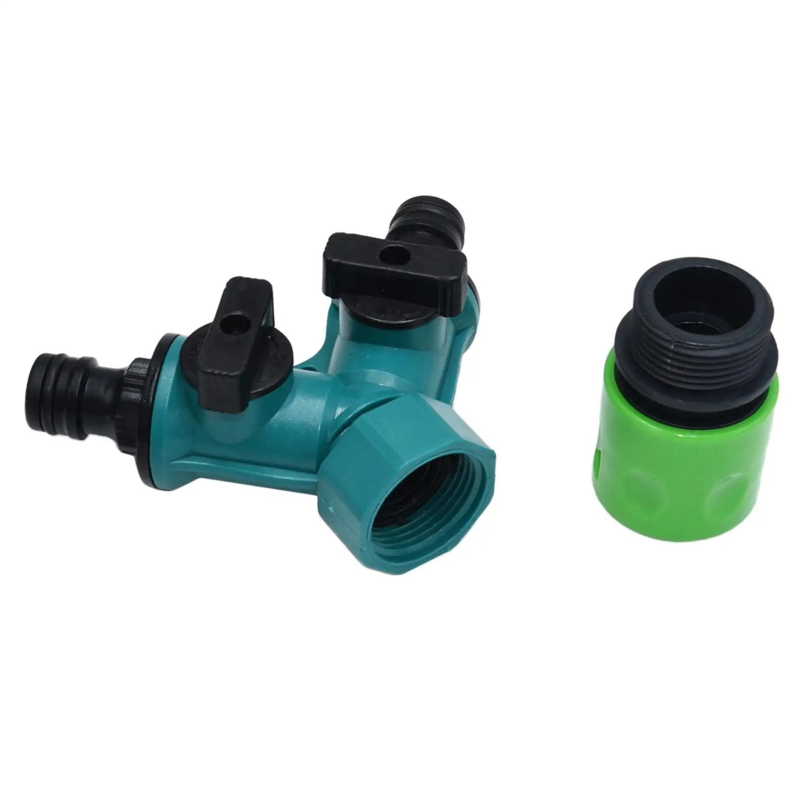 

2 Way Garden Water Hose Splitter Garden Tap Irrigation Valve Pipe Adapter