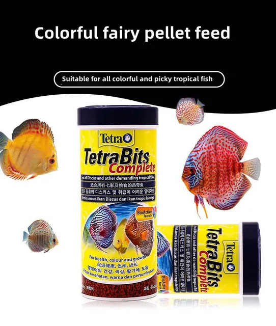 Alimentation Tetra Guppy colour 250 ml pour poissons