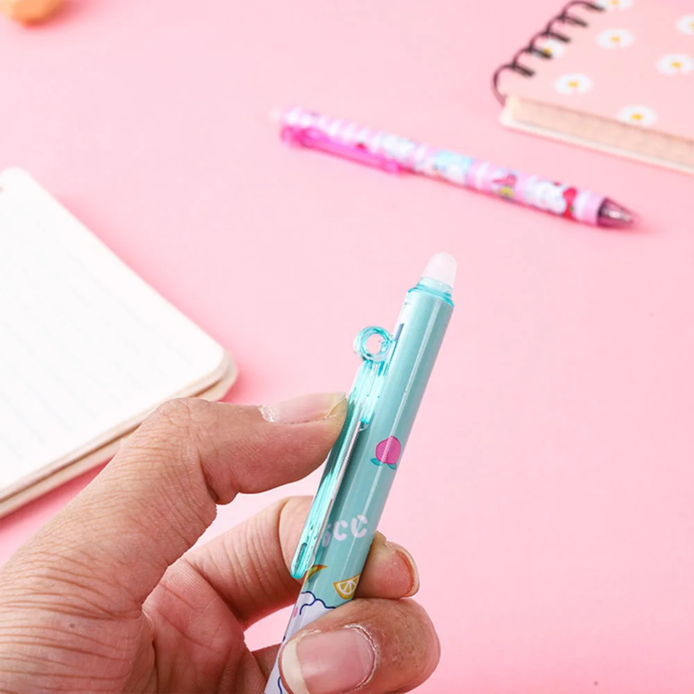 Little B House Erasable Ballpen Pen Gifts for Kids Pens for School Writing  Stationery卡通可擦中性笔 Gel Pen - BT343