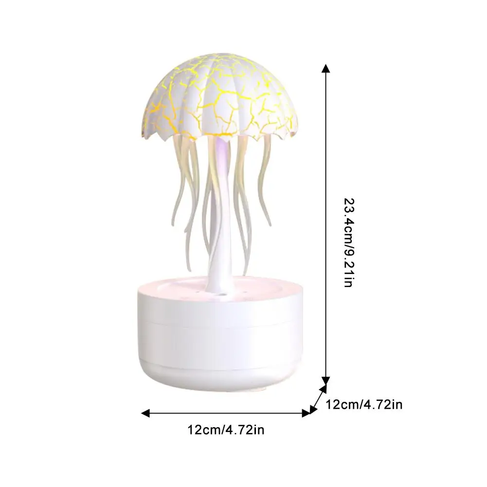 Jellyfish Humidifier Jellyfish Dance Aromatherapy Essential Oil Diffusers with RGB Colorful Night Light Desk Decoration 300ml