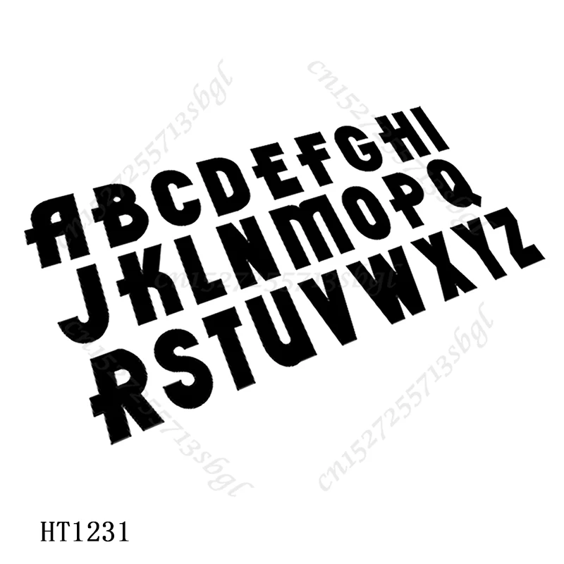 

Alphabet Cutting dies - New Die Cutting And Wooden Mold,HT1231 Suitable For Common Die Cutting Machines On The Market.