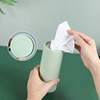 1PCS Morandi Round Tissue Box For Travel Car Home Office school Travel Cylinder Tissue With Facial Tissue Bulk Car Tissue Hold 2