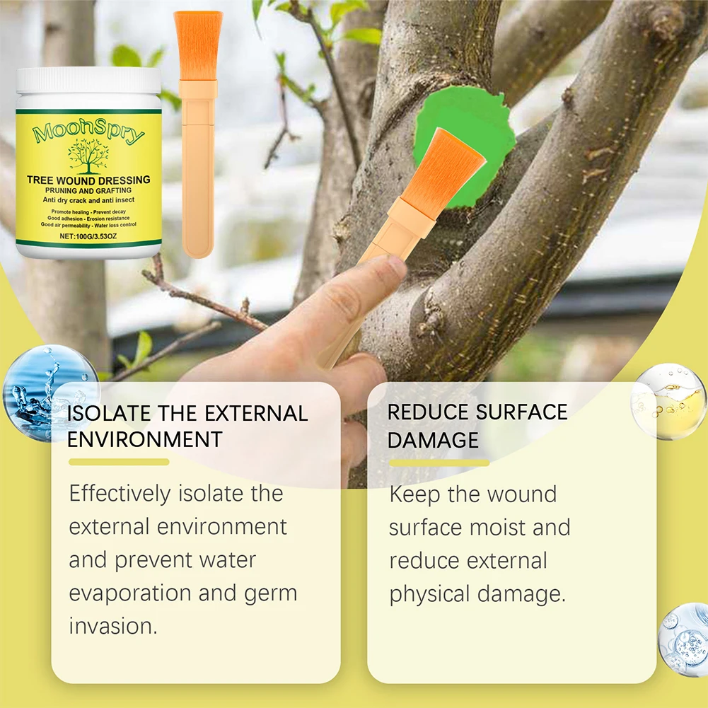 Tree Wound Dressing Bonsai Wound Pruning Sealer Plant Cut Paste Pruning Compound Plant Healing Sealant