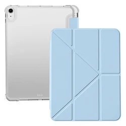 Foldable Acrylic Lightweight Tablet Case - Pro 12.9 (YZYKL - White ice blue)