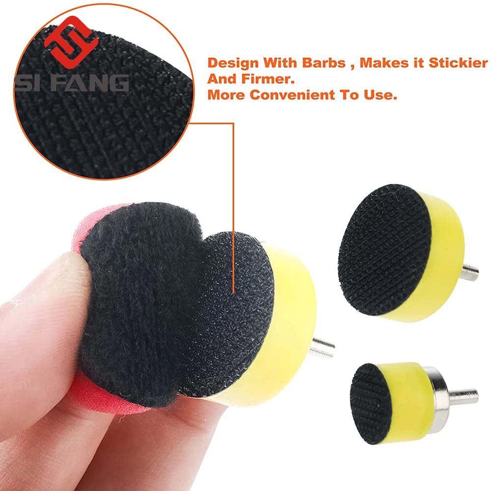 MiNi Wachsen Schwamm Polieren Pad Wolle Sichern Platte Auto Polieren Werkzeug Set Für Polierer Polieren Maschine Auto Waschen Zubehör – Detail 7