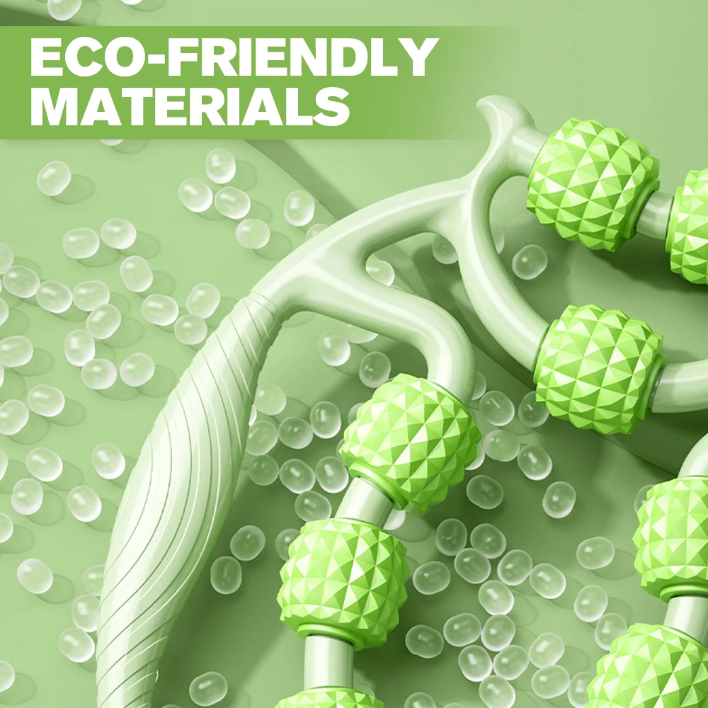 Massage Relax Circular Leg Clamp 12 Rounds Trigger Point Roller Massager Slimming Muscle Stretching Relaxation Massage Equipment