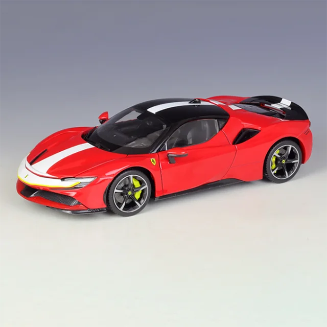 Bburago 1:24 FERRARI SF90 Stradale Car Model Die-casting Metal Model  Children Toy Boyfriend Gift Simulated Alloy Car Collection - AliExpress