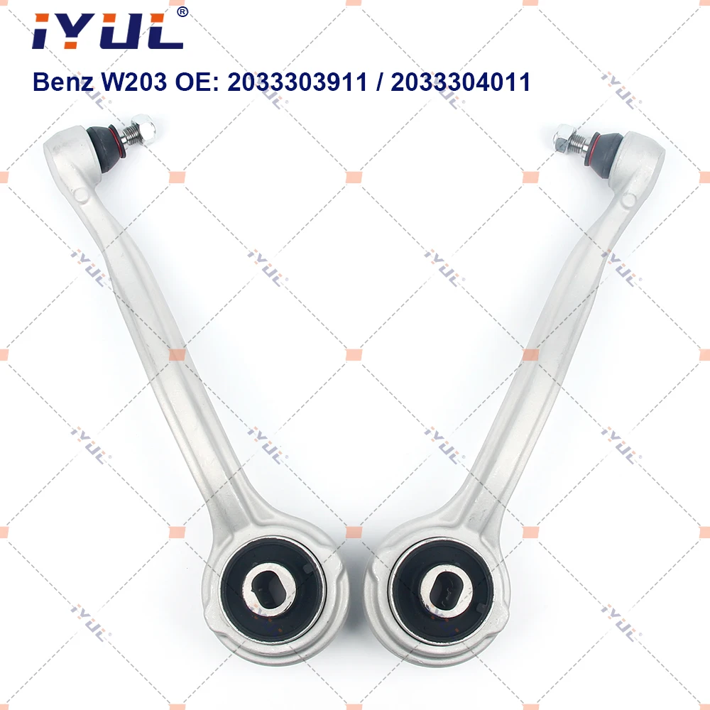 4 Pc Suspension Kit For Mercedes-Benz C/CLK Models Upper & Lower