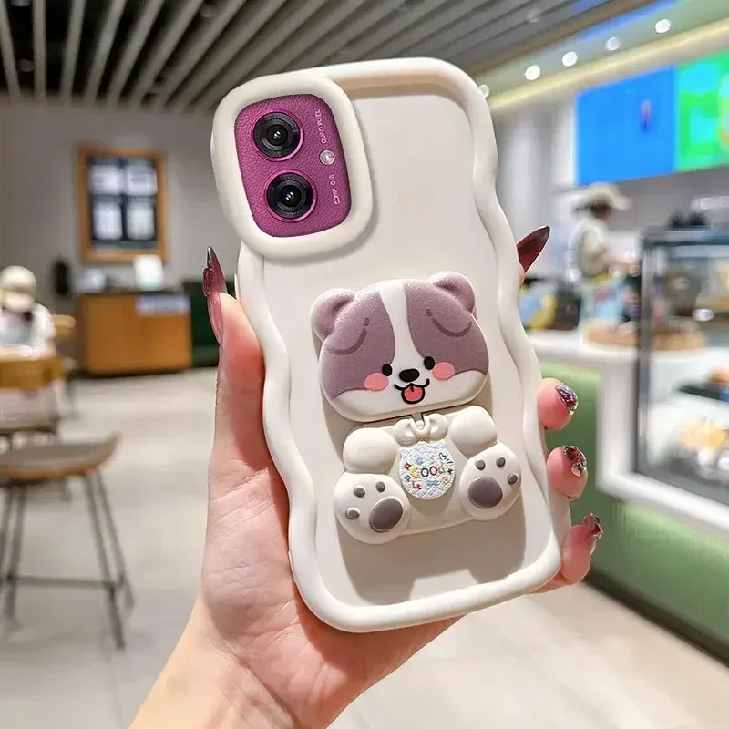 Wavy Shape Silicone Phone Case - Vibrant Colorful Design