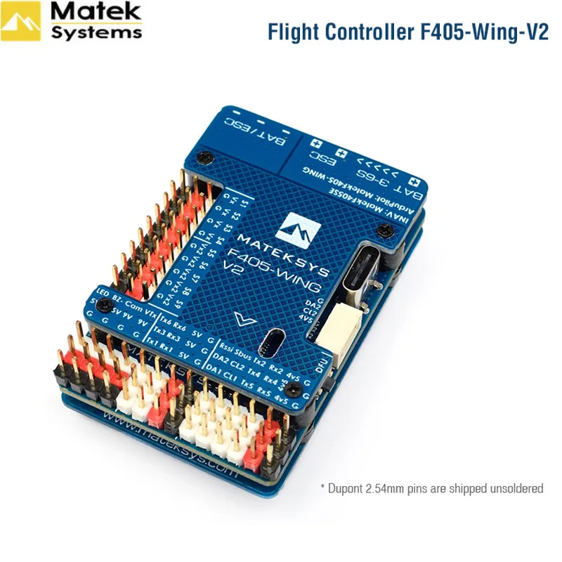 Matek F405-WING SE Flight Controller & PDB 220A 3-6S LiPo pour FPV
