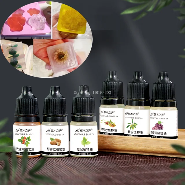 5ml/ Bottle Handmade Lipstick Raw Material Base Oil DIY Creative Modeling Soap/Moisturizing Lip Balm Raw Vegetable Oil