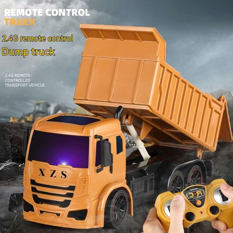 Nuovo 9031 Wireless Remote Control Engineering Truck Simulazione A 7 Canali 2.4G Rc Dumper Per Giocattoli Per Bambini Regalo