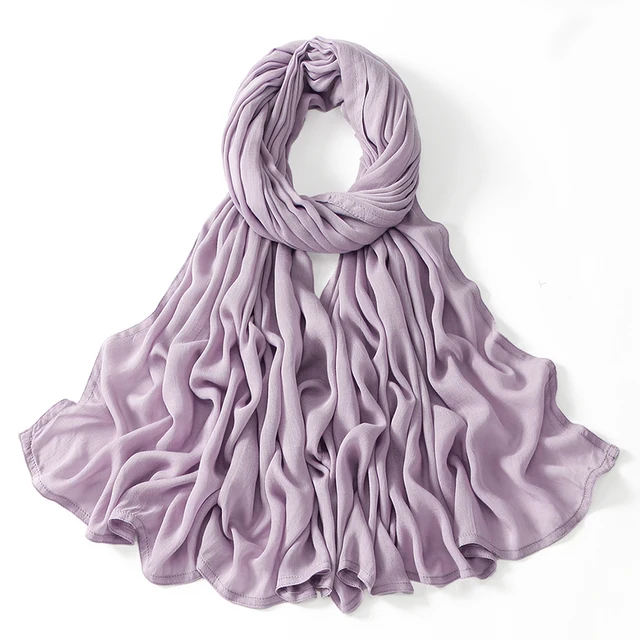 Nouveau grande taille solide rayonne Modal Hijab écharpe femmes musulman foulard enveloppes châle Femme Musulman bandeau islamique Turban 190*85 cm