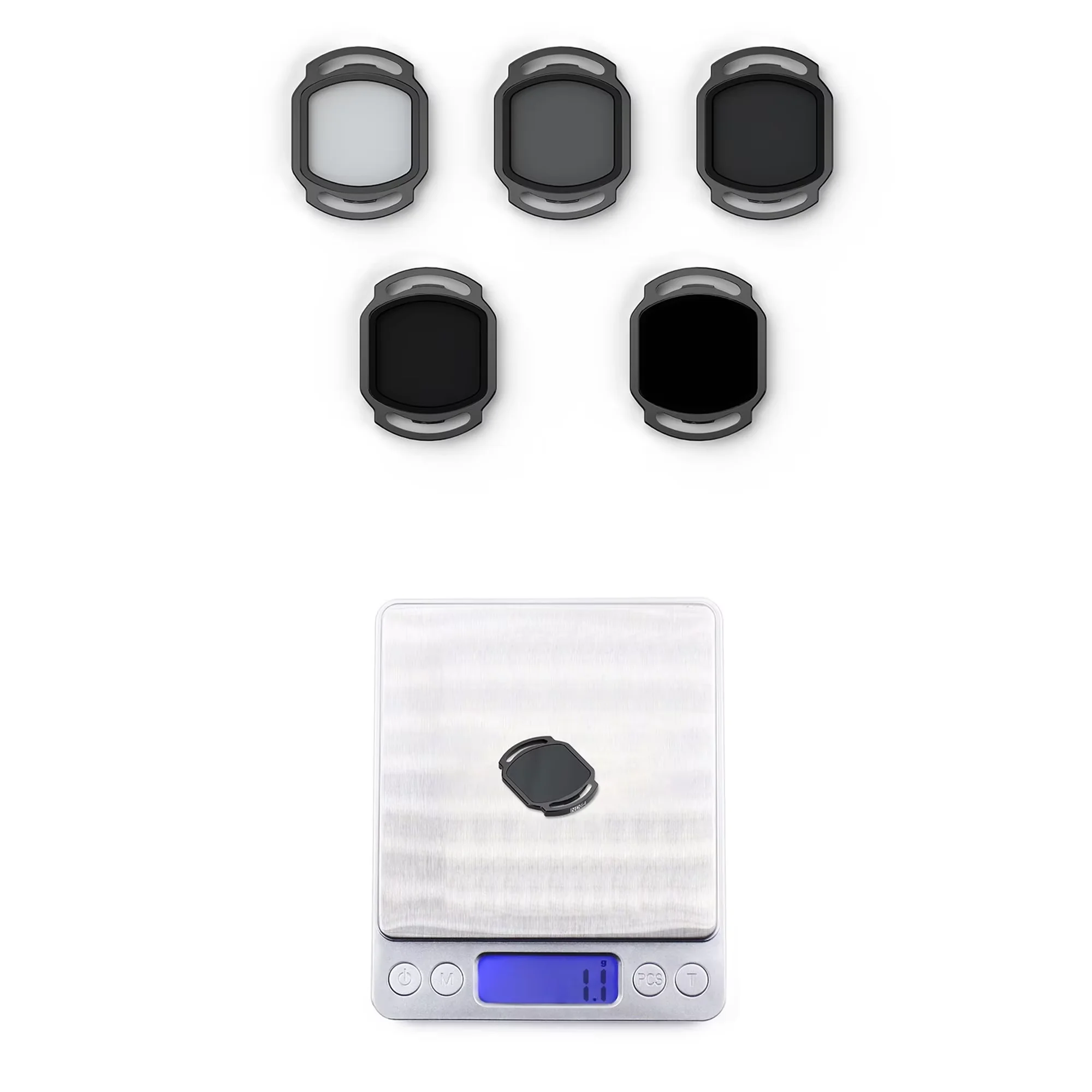 Lot de 5 Filtres UV ND8 ND16 ND32 ND64 pour Drone DJI Mavic Air 2S